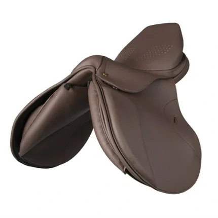 Jeremy & Lord Synthetic Saddle - Adjustable Gullet - Brown