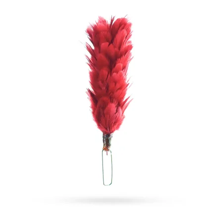 Glengarry Hat Feather Hackle Red
