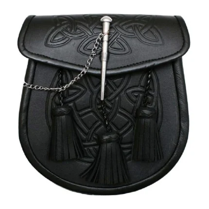 Celtic Embossed Pin Lock Sporran