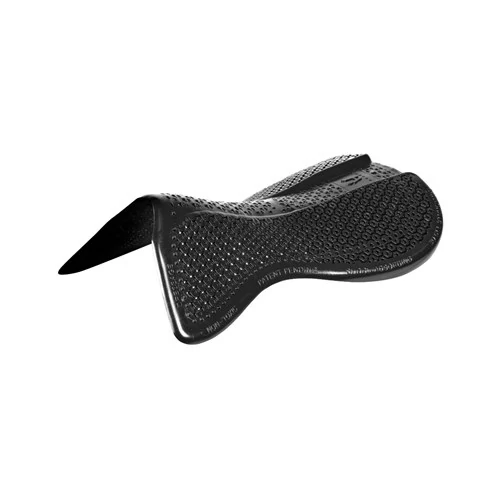 Specialty Saddle Pads (5) Showmaster Fleece Half Numnah - Black w/Black Fleece - Image 1