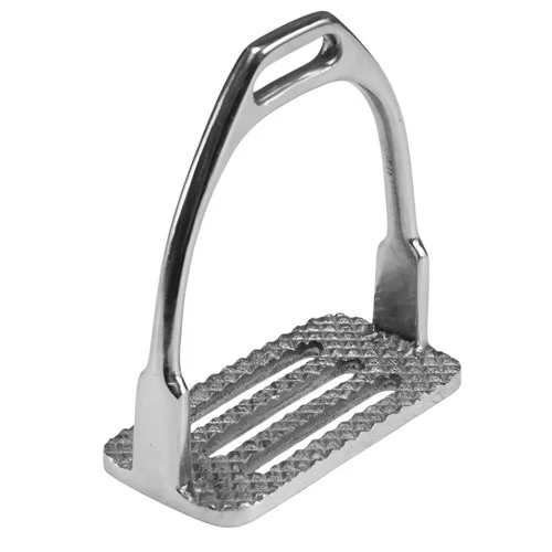 Stock Stirrups (1) Equisteel Four Bar Stirrups Chrome Plated - Image 1
