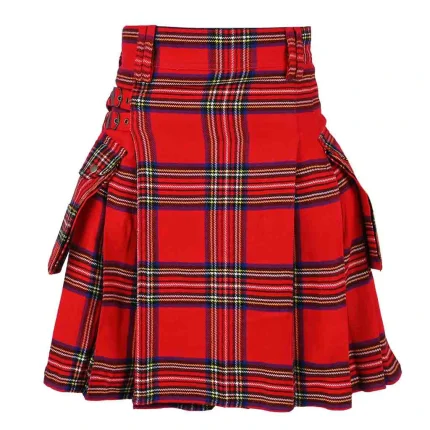 Utility Tartan Kilt Royal Stewart with Cargo Pockets