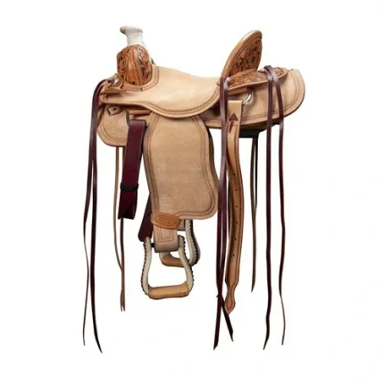 Fort Worth Rough Out Roper Saddle
